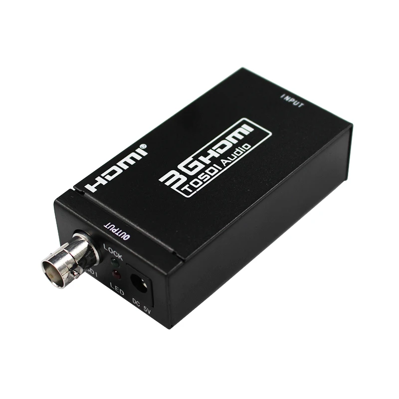 

Two Pieces HDMI to SDI Converter Broadcasting HDMI Signal to 3G/SD/HD-SDI for X360BOX/PS3/STB/SDI Monitor/SDI Editing System
