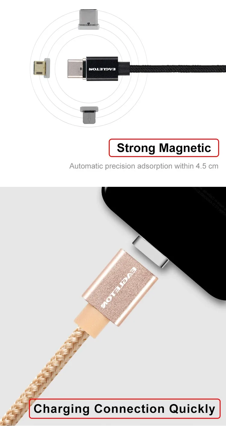 Магнитный зарядный кабель Xiaomi для быстрой синхронизации данных, usb-кабель для зарядки 3 в 1