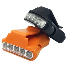 5 кепка со светодиодами шляпа яркий клип-на светодиодный лампа на шапку лампа налобный фонарь навесные огни Открытый Кемпинг Туризм Рыбалка налобный фонарь