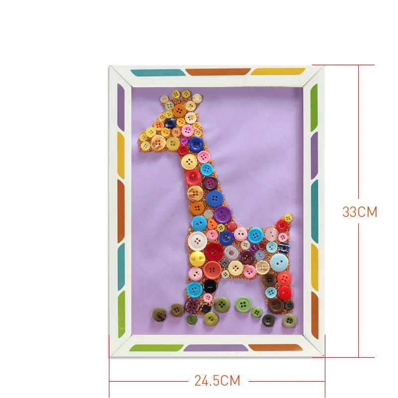 wonderful  Novelty interest Children toys threading stitch buttons handmade toys puzzle game for children fine