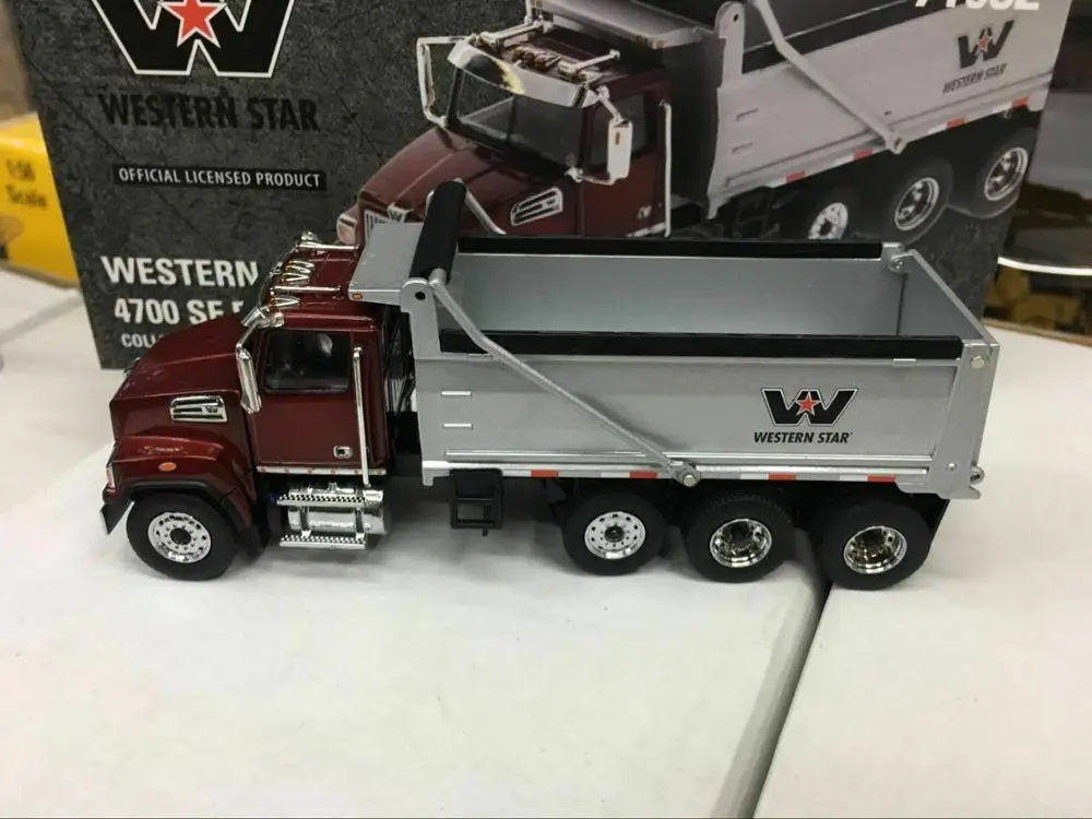 Western Star 4700 SF самосвал 1/50 металлическая модель бренд Diecast Masters DM71032