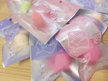 100pcs Mini Flawless Powder Smooth Beauty foundation gourd puff Water Drop sponge makeup cosmetic puff with package
