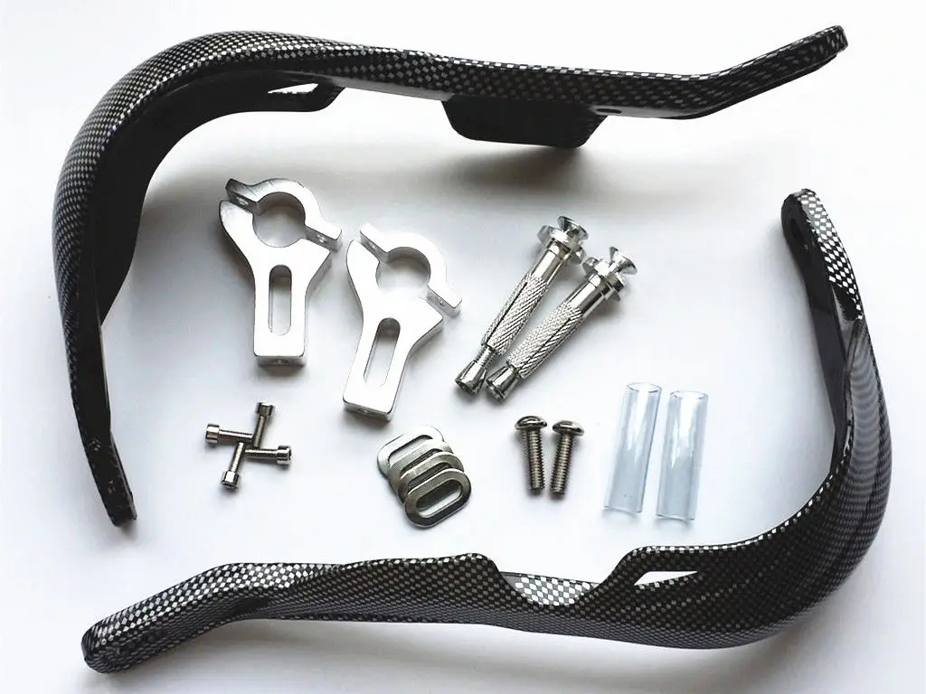 Углеродные 7/" 22 мм ручные охранники для Honda Kawasaki Suzuki Yamaha KTM DRZ