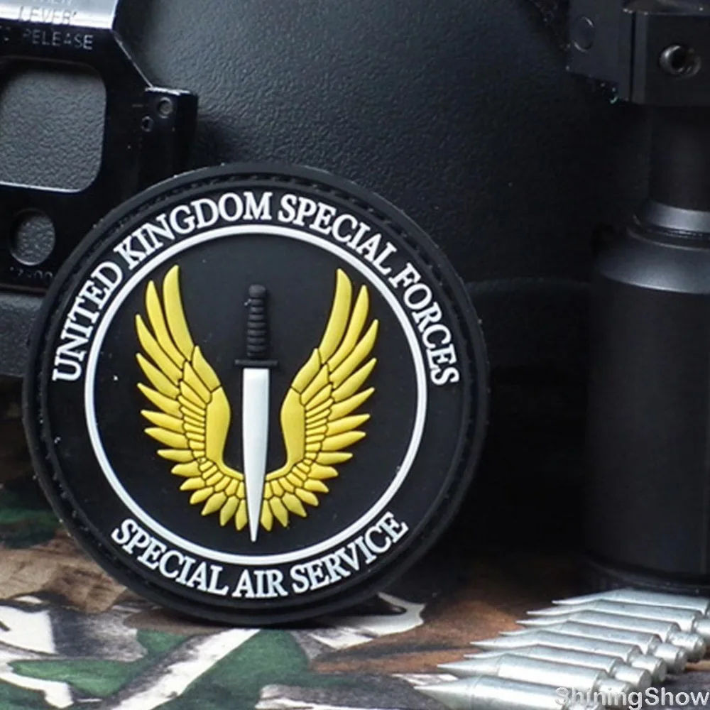 Британская армия S. A. SAS специальный воздушный сервис UKSF спецназ 3D ПВХ крюк петля