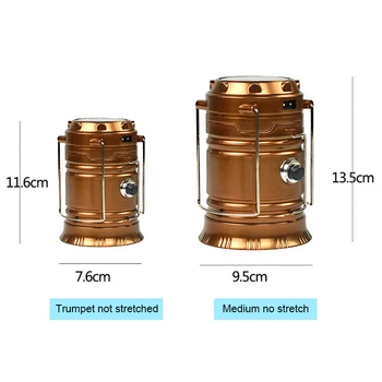 

New Hot Solar Power Rechargeable LED Flashlight Camping Tent Light Torch Lamp Lantern