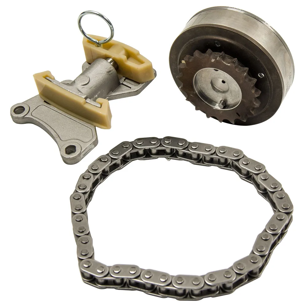 Camshaft Adjuster+Timing Chain+Tensioner For VW Eos Jetta Passat 2.0L
