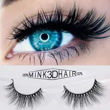 1 пара Роскошные 3D накладные ресницы пушистые полосы ресницы длинные Природные Вечеринка августа 2