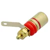 1pair Black+Red Gold-Plated Banana plugs insulation sound Terminals Anti-impact speaker terminals Banana jack socket ► Photo 2/6