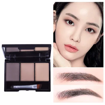 

1pcs Professional 3 Color Women Fashion Waterproof Eyebrow Powder Natural Long-lasting Eyebrow Nose Repair Capacity Powder