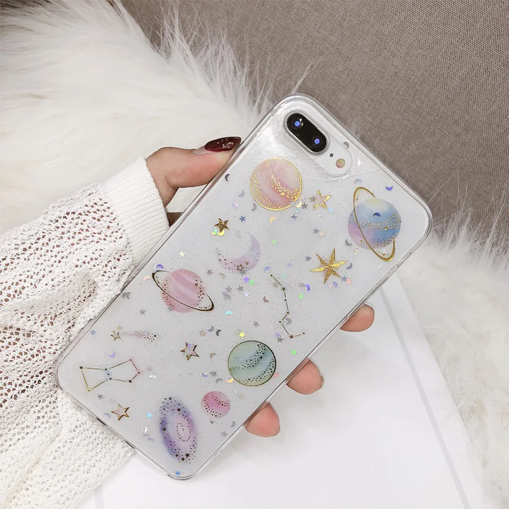 Mobile Accessories Cellphone Protective Sleeve Phone Case Glitter Powder Pattern Anti-scratch TPU For IPhoneX 7 8 7Plus 8plus Mobile Accessories Cellphone Protective Sleeve Phone Case Glitter Powder Pattern Anti-scratch TPU For IPhoneX 7 8 7Plus 8plus
