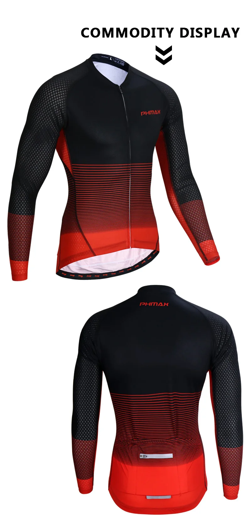 PHMAX, длинный рукав, для велоспорта, Джерси, мужская, летняя, дышащая, MTB, быстросохнущая, для велоспорта, Джерси, для велоспорта, рубашки, одежда для велоспорта, спортивная одежда