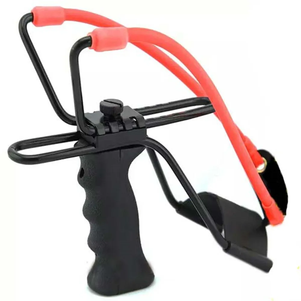 

Powerful Hunting Slingshot Catapult with Rubber Bands Wrist Catapult Outdoor Equipment Hunting Bow Tools Shot Set Accessories