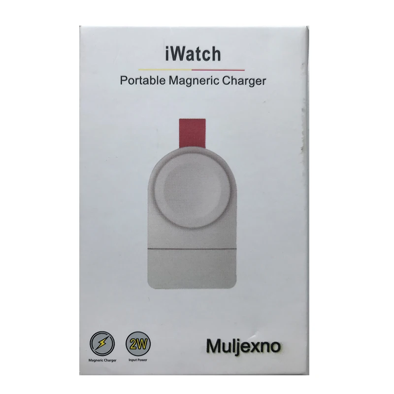 Muljexno для Apple Watch зарядное устройство магнитное переносное Беспроводное
