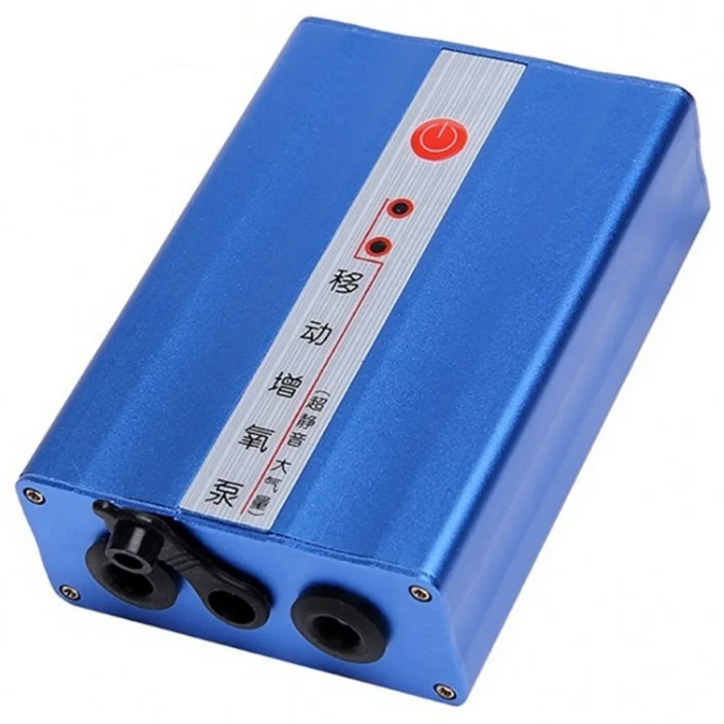 

Super sell-Outdoor Fishing Special Quiet Charging Oxygen Pump (Double Hole) Oxygenation Air Fish Tank