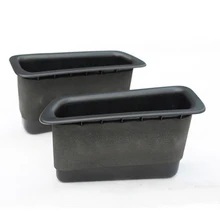 Moonet передняя дверь автомобиля коробка для хранения черный ящик для 2009- Volvo S60 V60 2pc QC015