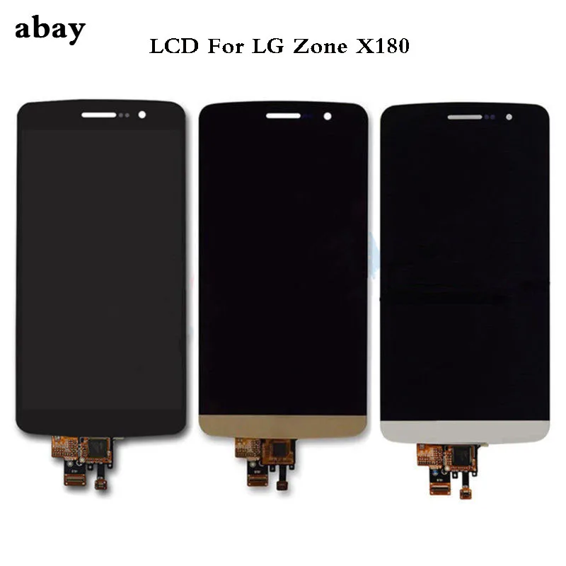 

Tested For LG Zone X180 For Ray X190 LCD Display + frame +Touch Screen Digitizer Assembly LCD For LG X180 X190 Replacement Parts