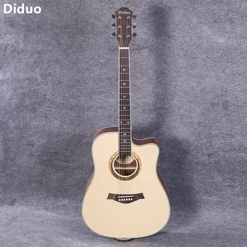 

Diduo Hot Sale 41 Inch Acoustic Guitar Folk Guitar Sapele Picea Asperata Guitarra Closed Knob Musical Instruments Beginner
