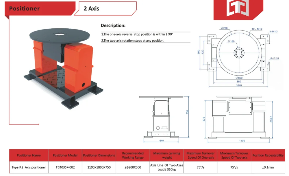 Сварочный манипулятор TC4050H-001