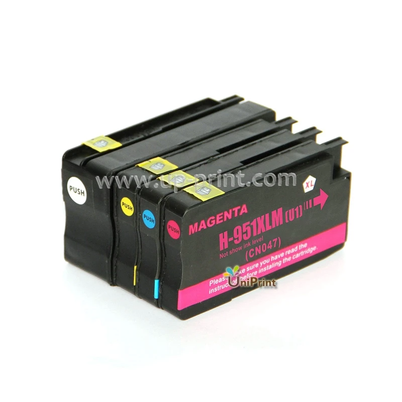 UP 4PK совместимый для hp 950 951 чернильный картридж XL для 950XL 951XL hp Officejet pro 8100 8610 8620 8630 8600 плюс