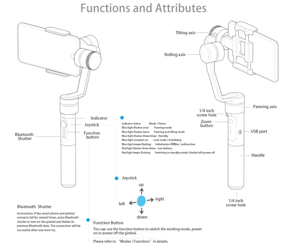 Feiyu FY SPG C 3-Axis смартфон портативный стабилизатор с шарнирным механизмом для телефона/HUAWEI/xiaomi/S7 зум Кнопка профессиональная селфи-палка