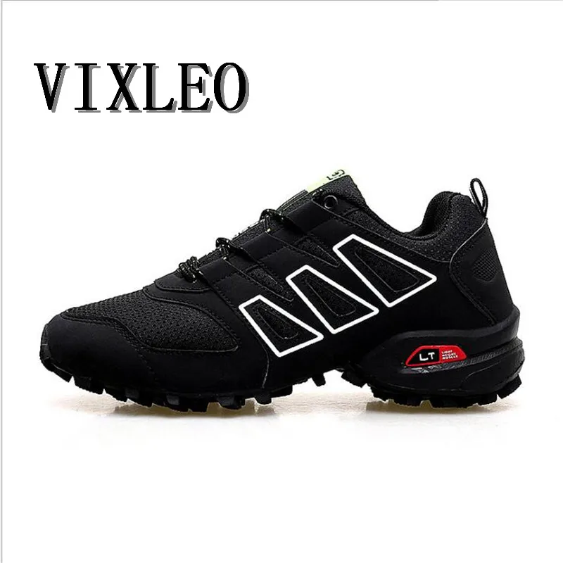 

VIXLEO 2018 Casual Shoes Topsell Men 3 Black blue gray solomons Comfortable Breathable Shoes Free Shipping Speedcros Size 39-46