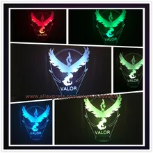 font b 2017 b font Children s Day Valor Pokemon Go Game Eagle 3D Lamp