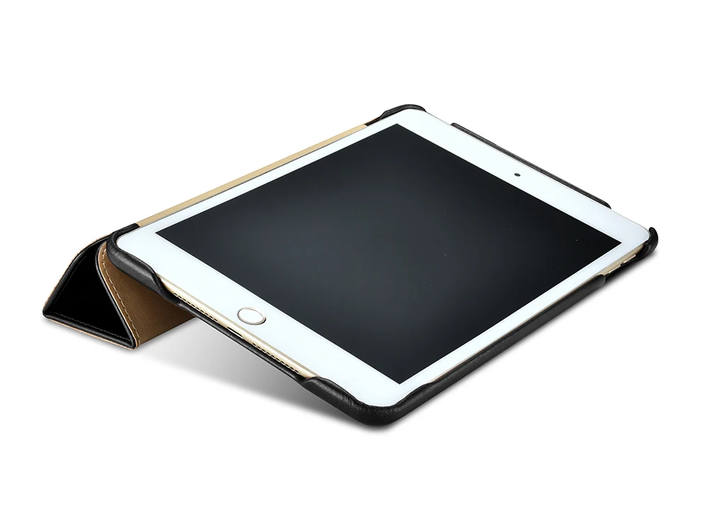 ICARER для iPad Mini чехол винтажный из натуральной кожи флип-Фолио умный чехол для iPad Mini 5 чехол Авто спящий мешок