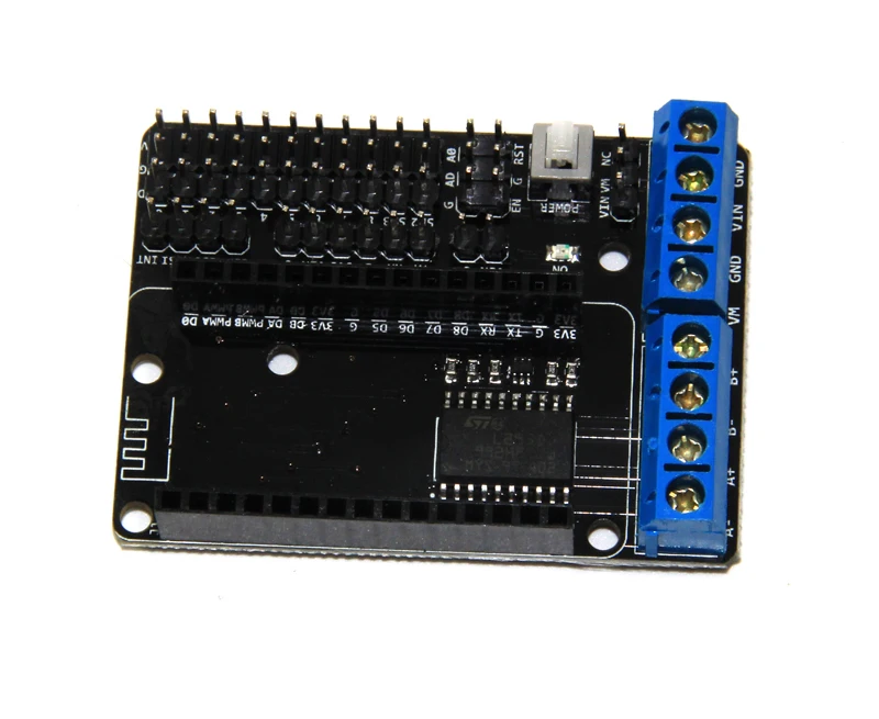 Бесплатная доставка NodeMCU щит для платы двигателя L293D ESP 12E ESP8266 esp Набор diy rc игрушка
