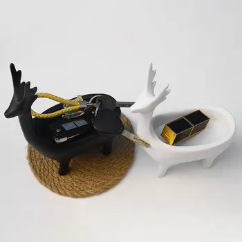 

Simple modern resin crafts storage deer ornaments