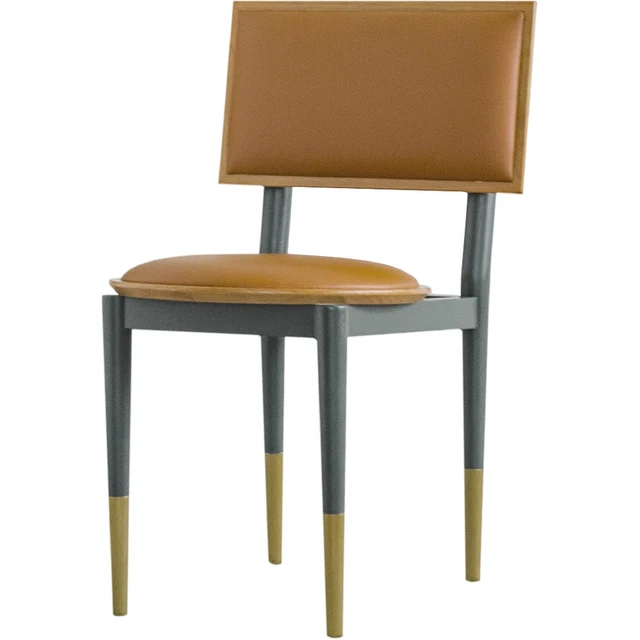 Best Offers [InYard original] Cherry wood real wood dining chair/leather soft bag/desk chair leisure chair