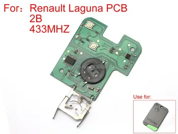 

remote control replacement,Free shipping remote board 2 buttons 433MHZ for Renault Laguna pcb es95001