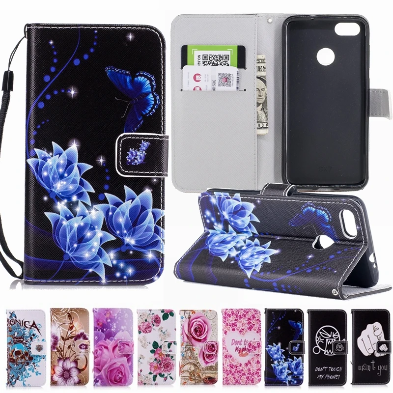 

Luxury Flip case For Huawei P20 P10 P9 Lite Mini P8 Y7 Prime GR3 Y6 Y5 2017 Nova 2i Y5 II Honor 6C Pro 5A 8 9 Lite Leather Cover