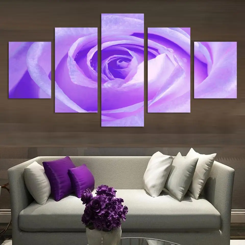Online kopen wholesale paars canvas print uit china paars canvas ... Keuken witte verf