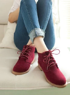 

Nice Niceladies Vintage Casual Shoes Women Fashion Ankle Boots Flat Heel Motorcycle Boots Artifical Leather Shoes Drop XWP006