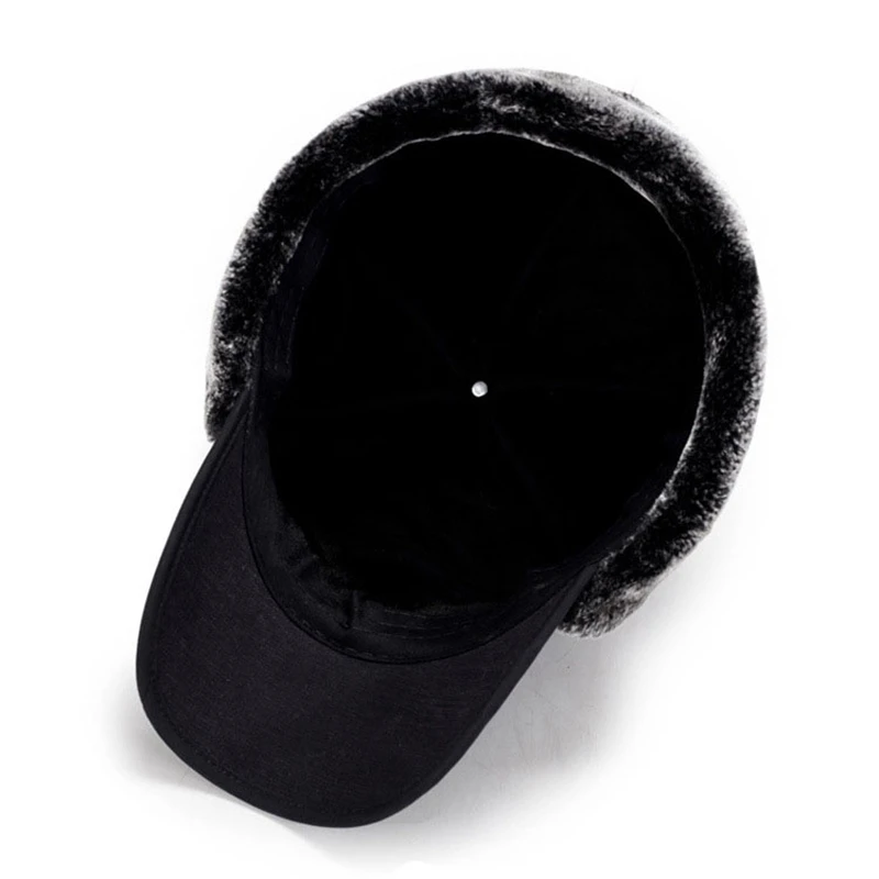 [NORTHWOOD] утолщенные мужские шапки-бомберы для России с защитой ушей, Мужская зимняя шапка плюс бархатная супер теплая уличная шапка с ушками