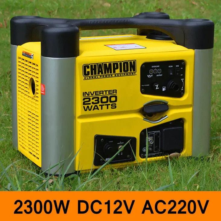 2300W DC 12V AC 220V Gasoline Inverter Generator Home Car Household Small Gasoline Generators