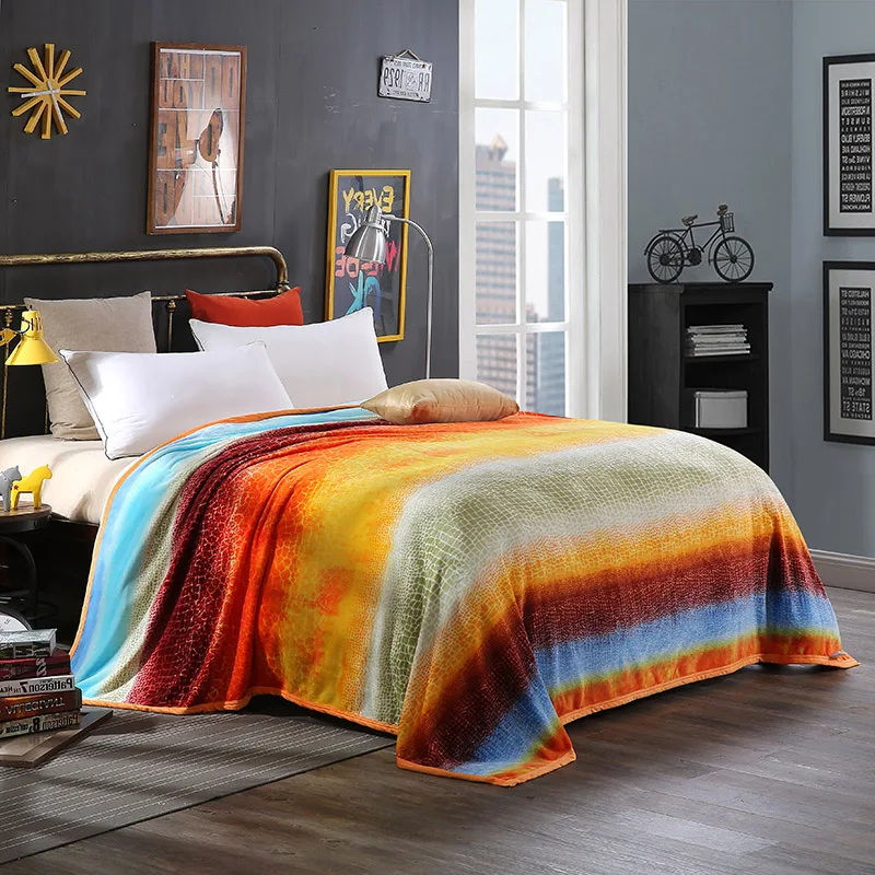 Comfort Feeling Thickening Blanket Cloud Mink Cashmere Throw Blanket