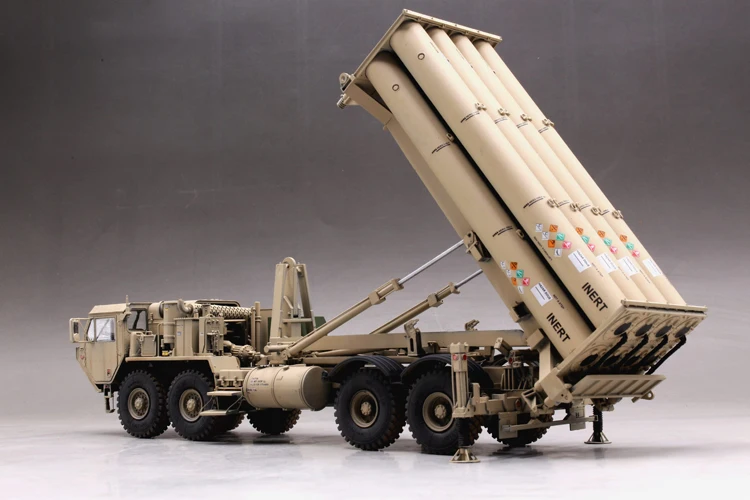 1/35 терминал высокогорная зона обороны(THAAD) Военная сборка оборонная система транспортные средства грузовик 01054