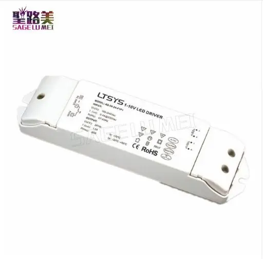 LTECH AD-36-24-F1P1 36 Вт CV светодиодный драйвер AC100V-240V вход DC 24 В 1.5A выход 0/1-10 ШИМ или Push dim