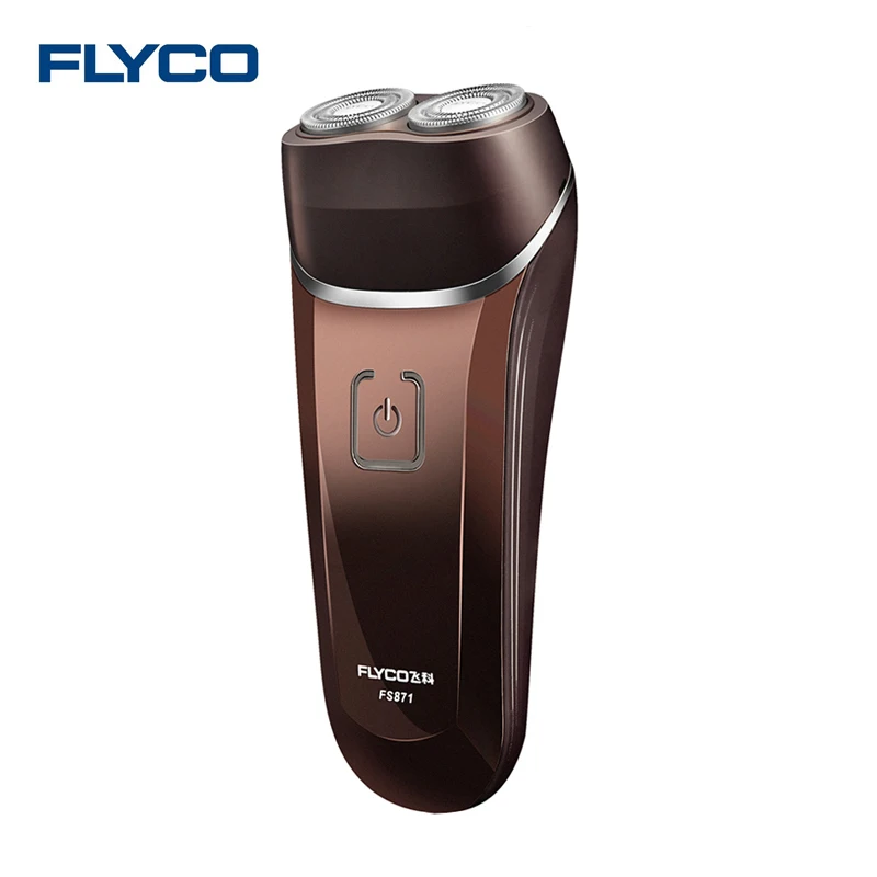 Продажа Электробритва Flyco FS871 с водонепроницаемой перезаряжаемой эргономичной ручкой с плавающей двойной головкой для путешествий для мужчин