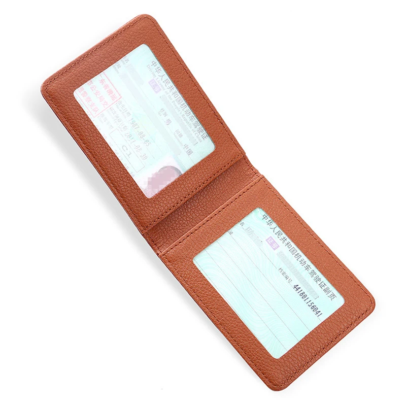 

GUBINTU New Ultra Thin Auto Driver License Holder Wallet PU Leather on Cover for Certificate Card Holder Purse Case Wholesale