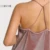 COLROVIE Velours Côtelé Balançoire Cami Top Halter Camisole Femmes Sexy De Base Occasionnel D'été Tops 2017 Bourgogne V Courroie De Cou Camisole
