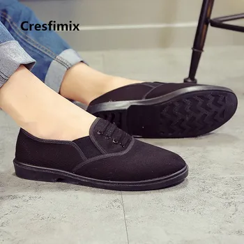 

Zapatos Hombre Man Fashion Comfortable Slip on Anti Sikd Work Shoes Male All Black Spring & Autumn Shoes Soft Shoes E2192