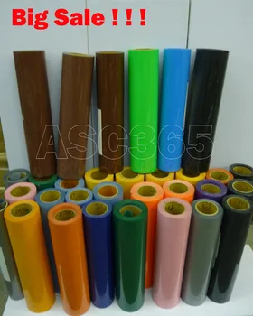 

Big Sale ! 1roll PVC Vinyl from Korea, PVC heat transfer film from 14 colors