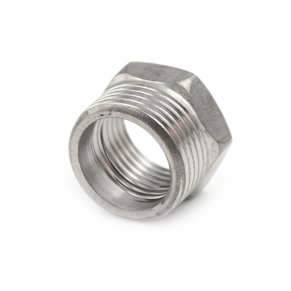 1 шт. 3/4 &quotМужской X 1/2&quot Нержавеющая сталь женский резьбовой редуктор втулка