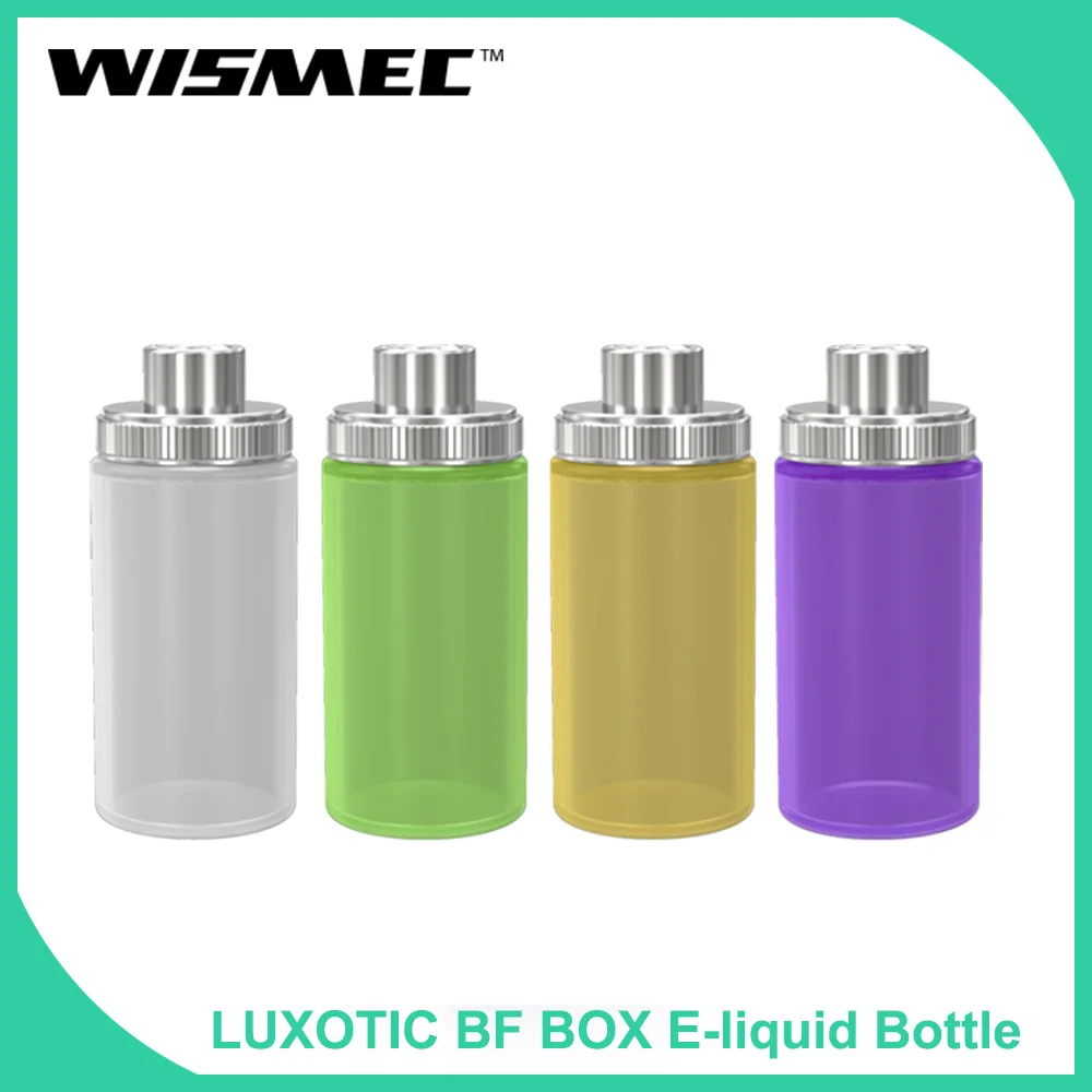 Original WISMEC E-liquid Bottle 7.5ml replacement E-liquid colorful silicone bottle for wismec LUXOTIC BF kit