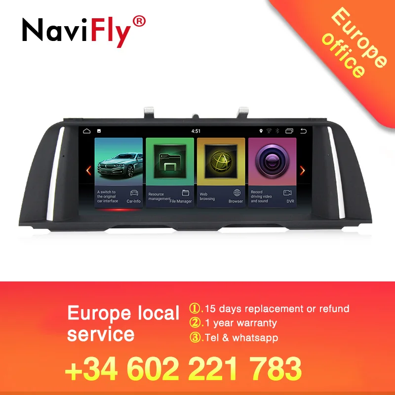 

10.2" 2GB+32GB ID7 Android 7.1 Car dvd Multimedia player radio audio for BMW 5 Series F10 F11 2010-2016 GPS Navigation WIFI BT