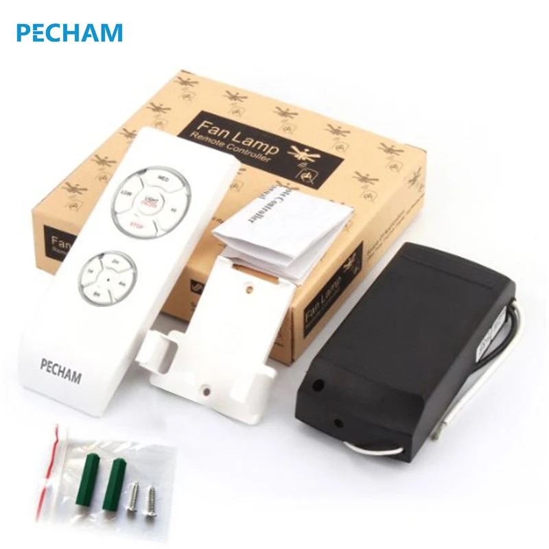 PECHAM универсальный пульт дистанционного управления для потолочного вентилятора и синхронизации для потолочного вентилятора Светодиодная лампа накаливания энергосберегающая лампа 110 В 220 В