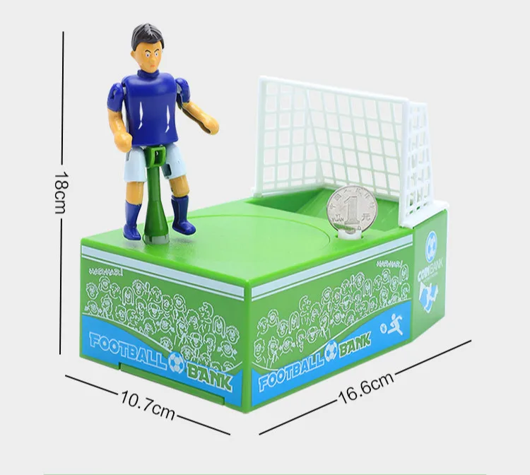 Копилка для футбольного поля, держатель для футбольной монеты, копилка для денег, коробка, креативный футбольный вентилятор, детский подарок на день рождения, настольный декор