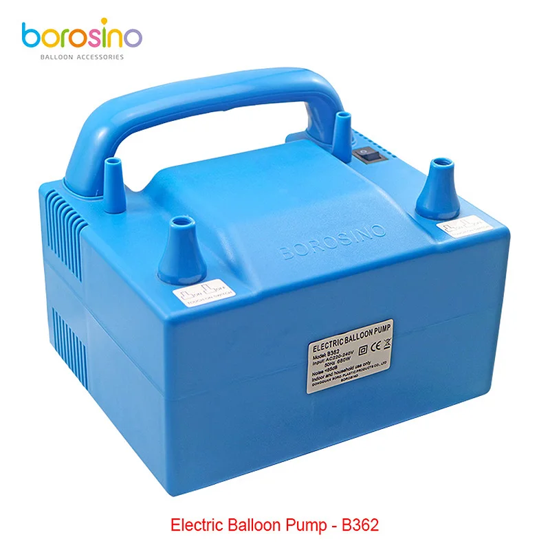 

B362 800W Portable Dual Nozzle Electric Balloon Inflator High Power Air Pump Blower